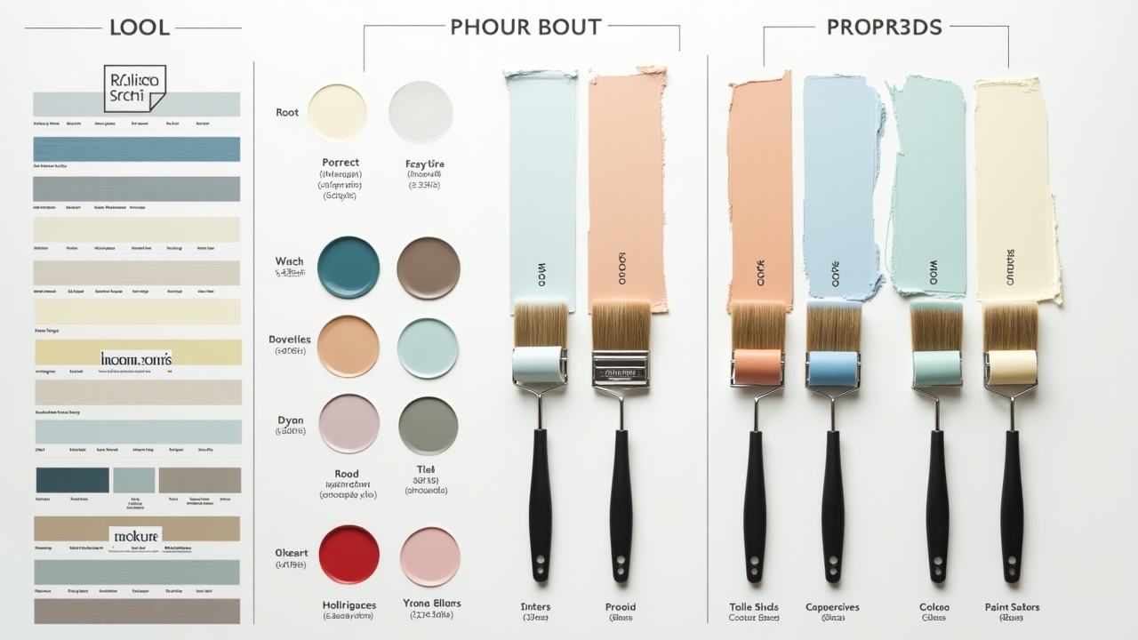 Подбор материалов для покраски